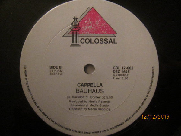 Cappella : Bauhaus (12")