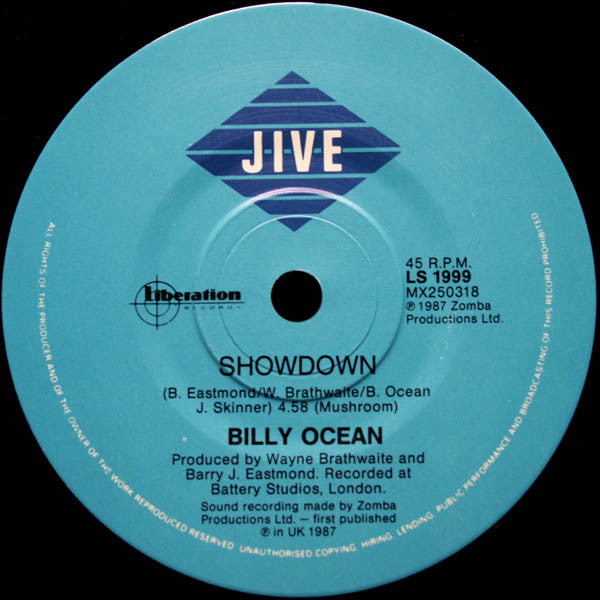 Billy Ocean : Get Outta My Dreams, Get Into My Car (7")