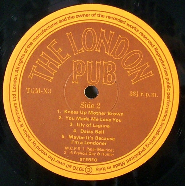 Angus McGill (2) : The London Pub (10")