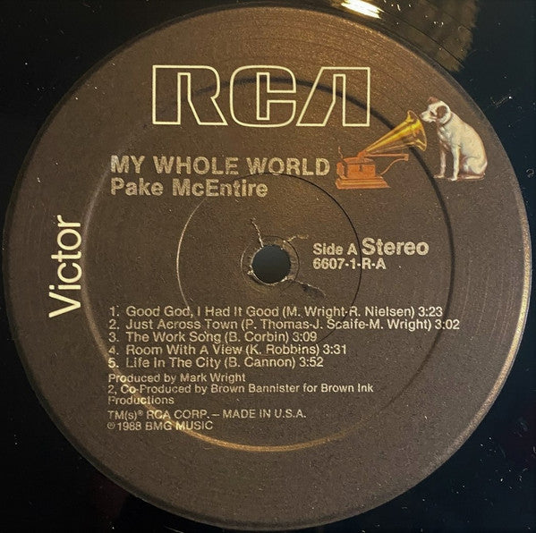 Pake McEntire : My Whole World (LP, Album)