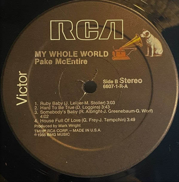 Pake McEntire : My Whole World (LP, Album)