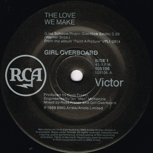 Girl Overboard : The Love We Make (7&quot;, Single)