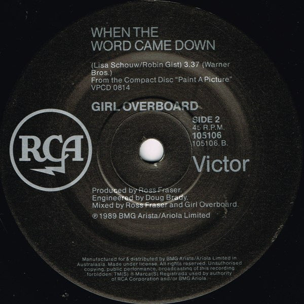 Girl Overboard : The Love We Make (7", Single)