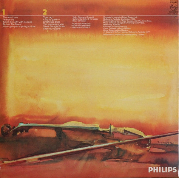 Stephane Grappelli* And The Diz Disley Trio : Tiger Rag Revisited (LP, Album)
