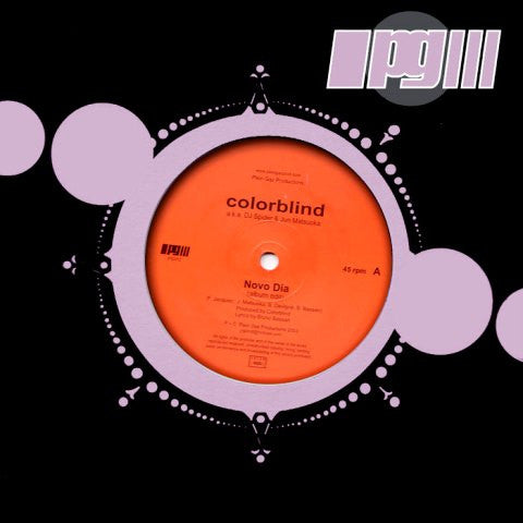 Colorblind A.k.a. DJ Spider &amp; Jun Matsuoka : Novo Dia (12&quot;)