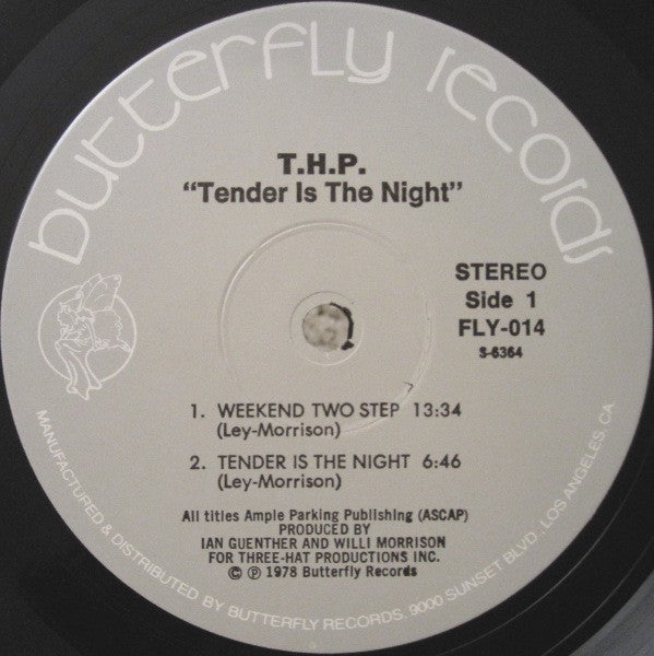 THP Orchestra : THP #2 - Tender Is The Night (LP, Album, Rai)