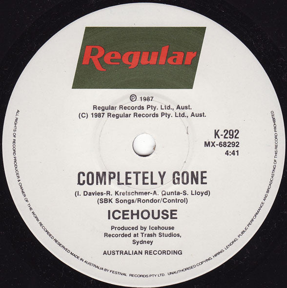 Icehouse : Crazy (7", Single, Ltd)