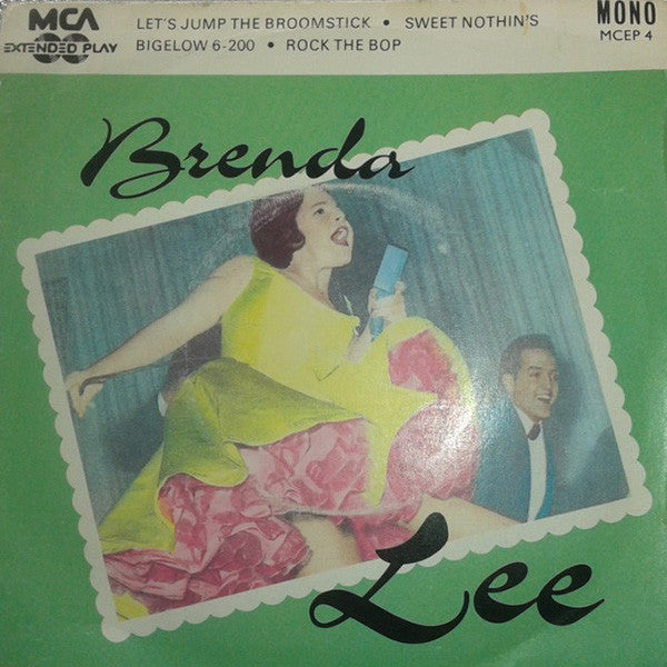 Brenda Lee : Let&#39;s Jump The Broomstick (7&quot;, EP, Mono, 4-P)