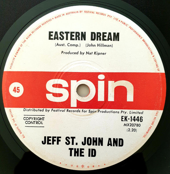 Jeff St. John And The Id (4) : Black Girl (7")