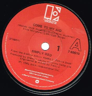 Simply Red : Come To My Aid (7&quot;, Single)