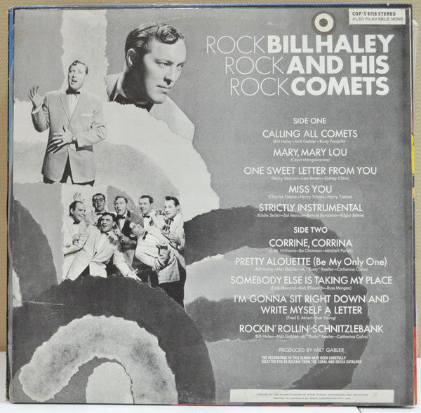 Bill Haley And His Comets : Rock Rock Rock (LP, Comp)