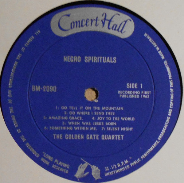 The Golden Gate Quartet : Negro Spirituals At Christmas (LP)