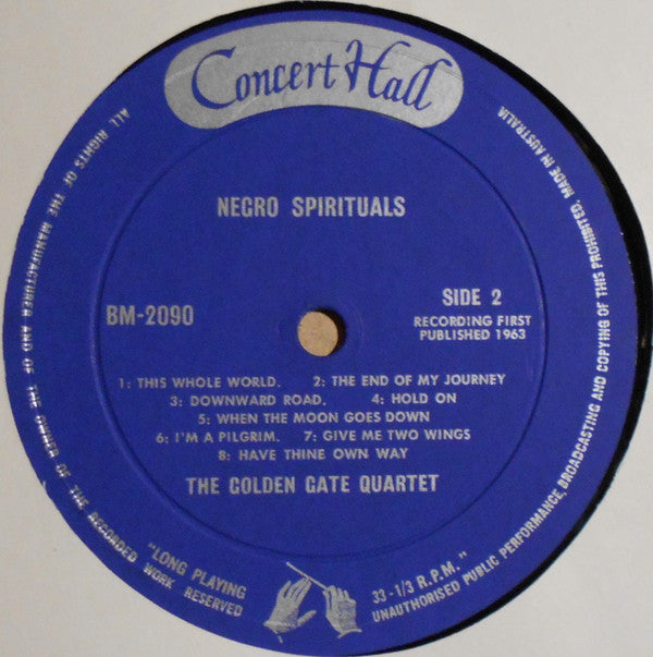 The Golden Gate Quartet : Negro Spirituals At Christmas (LP)