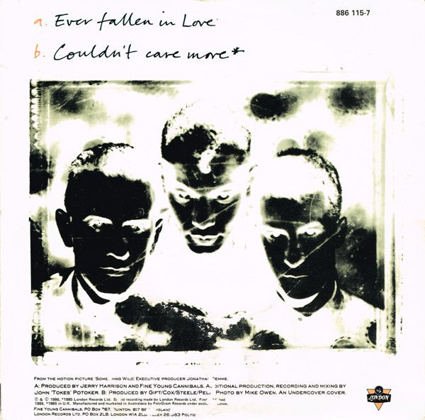 Fine Young Cannibals : Ever Fallen In Love (7", Single)