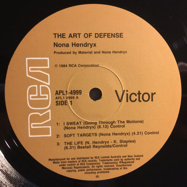 Nona Hendryx : The Art Of Defense (LP, Album)