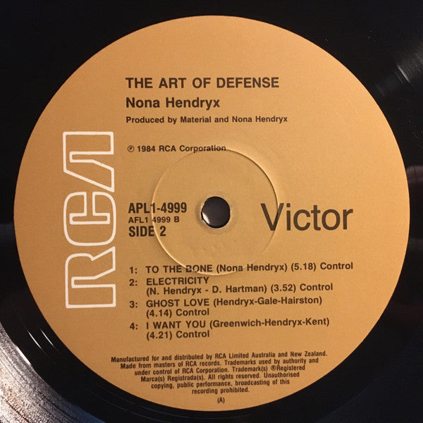 Nona Hendryx : The Art Of Defense (LP, Album)