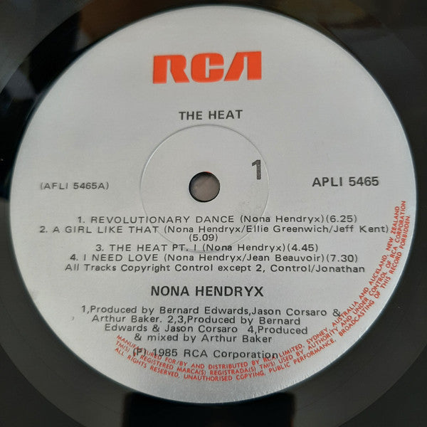 Nona Hendryx : The Heat (LP, Album)