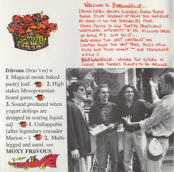 Moxy Früvous : Bargainville (CD, Album)