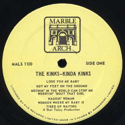 The Kinks : Kinda Kinks (LP, Album, RE)