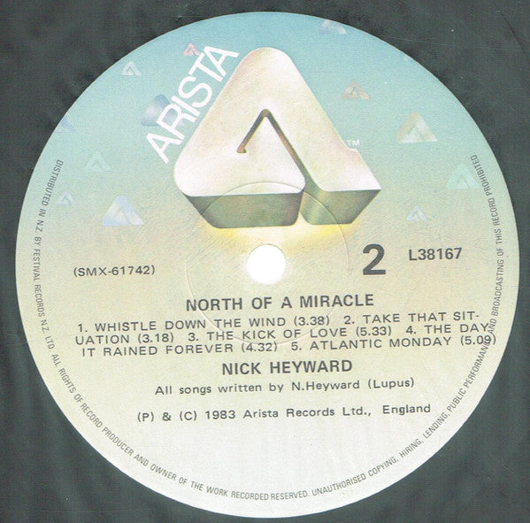 Nick Heyward : North Of A Miracle (LP, Album, Gat)