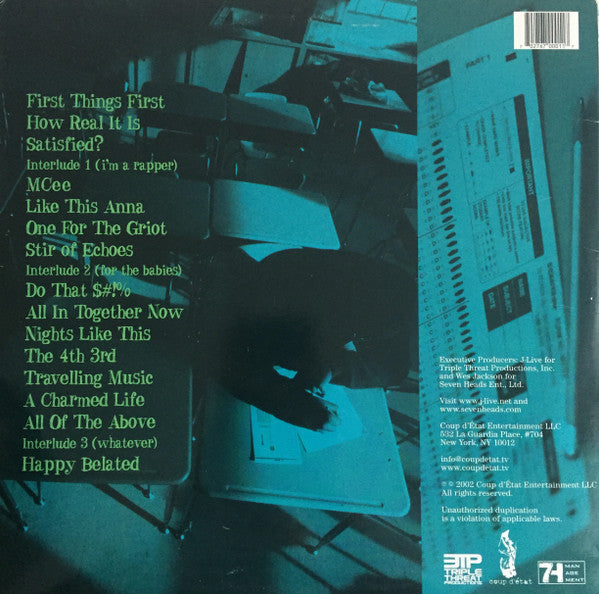 J-Live : All Of The Above (2xLP, Album)