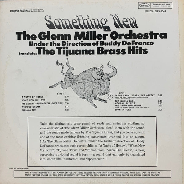 The Glenn Miller Orchestra : Something New - The Tijuana Brass Hits (LP)