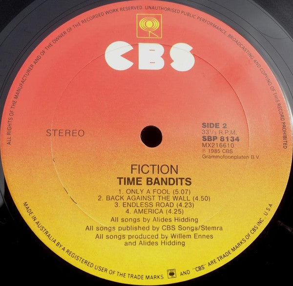 Time Bandits : Fiction (LP, Album)