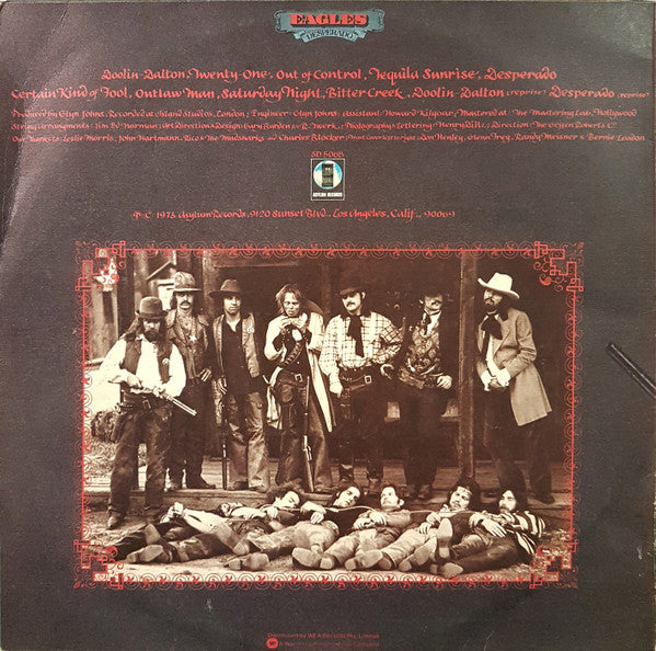 Eagles : Desperado (LP, Album, RE)