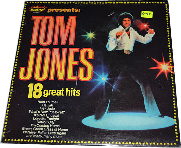 Tom Jones : 18 Great Hits (LP, Comp)