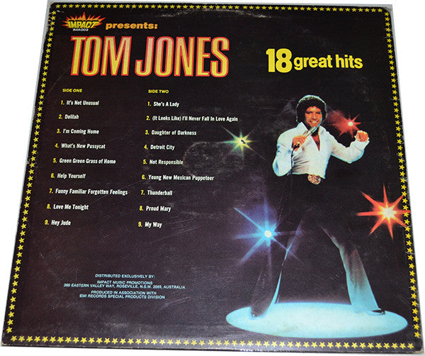 Tom Jones : 18 Great Hits (LP, Comp)