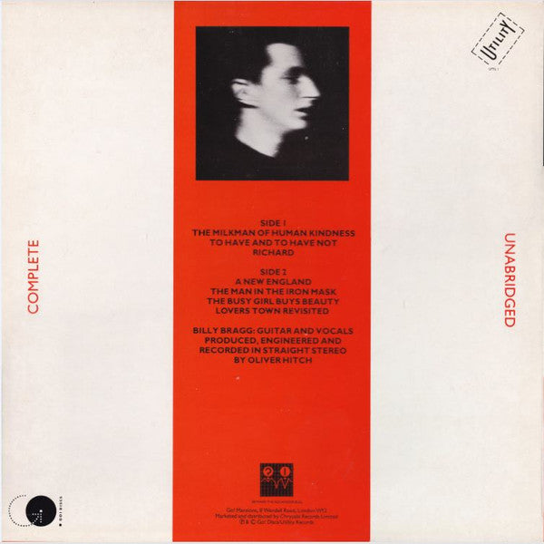 Billy Bragg : Life's A Riot With Spy Vs Spy (12", Album)