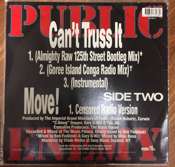 Public Enemy : Can't Truss It (12")
