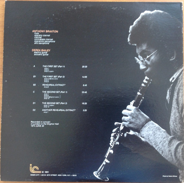 Braxton* & Bailey* : Live At Wigmor (2xLP, Album, RE)