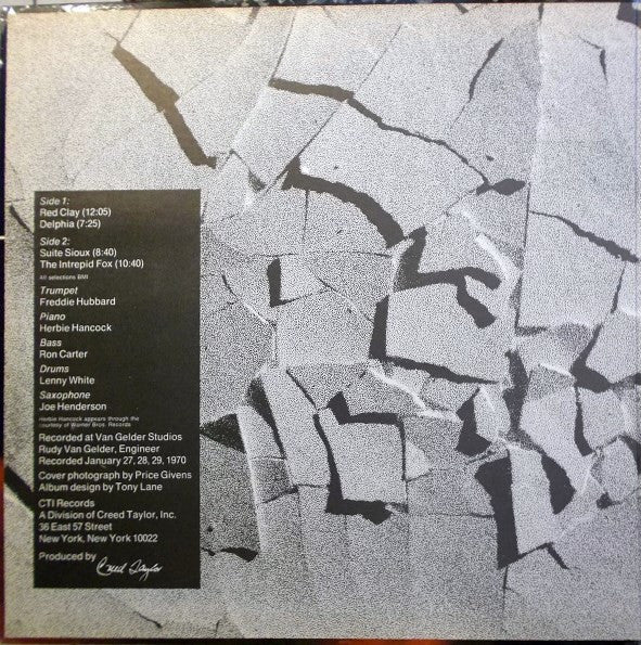 Freddie Hubbard : Red Clay (LP, Album, Gat)