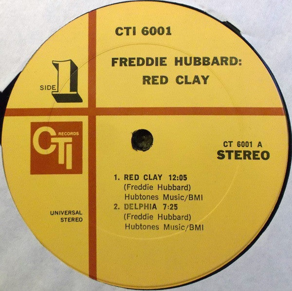 Freddie Hubbard : Red Clay (LP, Album, Gat)