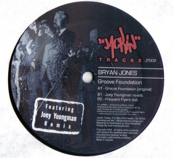 Bryan Jones (2) : Groove Foundation (12&quot;)