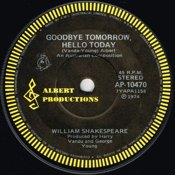 William Shakespeare (2) : Can't Stop Myself (From Loving You) (7")