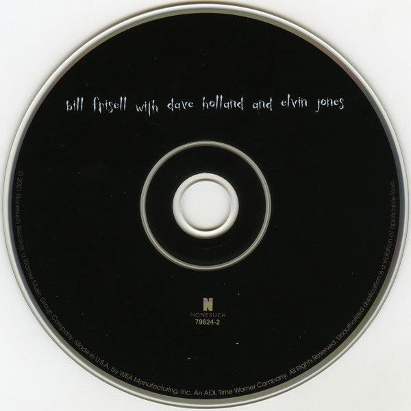 Bill Frisell With Dave Holland And Elvin Jones : Bill Frisell With Dave Holland And Elvin Jones (CD, Album)