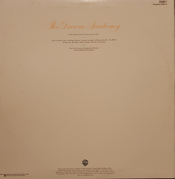 The Dream Academy : The Dream Academy (LP, Album)