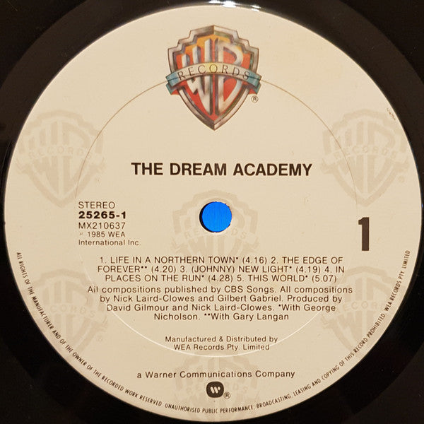 The Dream Academy : The Dream Academy (LP, Album)
