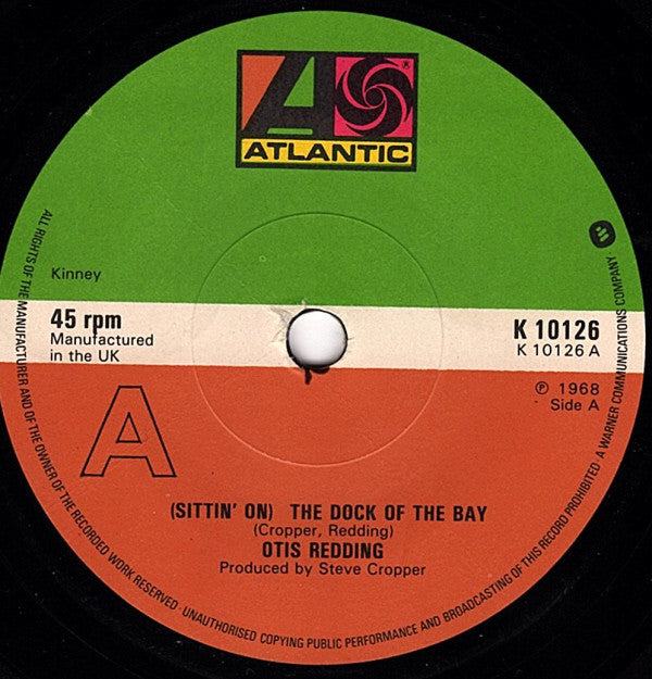 Otis Redding : (Sittin' On) The Dock Of The Bay (7", RE)