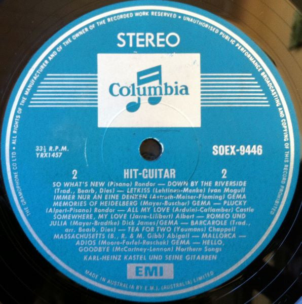 Karlheinz Kästel : Hit Guitar (LP, Album, RP)