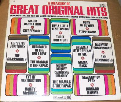 Various : A Treasury Of Great Original Hits (LP, Comp, RE)