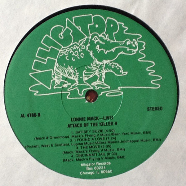 Lonnie Mack : Live Attack Of The Killer V (LP, Album, Hub)