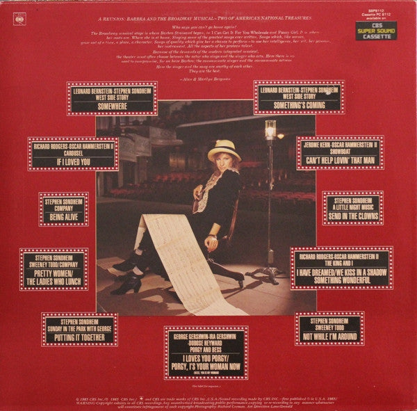 Barbra Streisand : The Broadway Album (LP, Album)