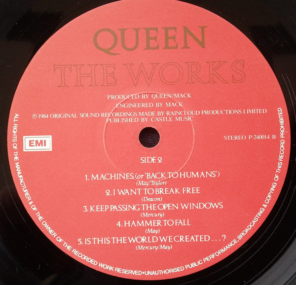 Queen : The Works (LP, Album)