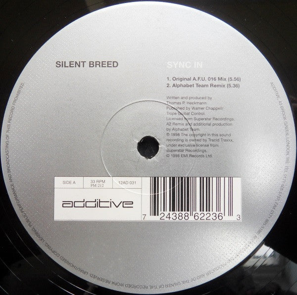 Silent Breed : Sync In (12")