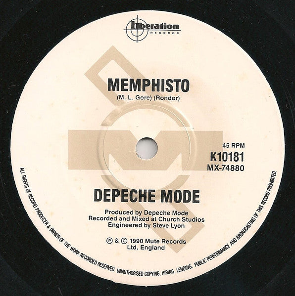 Depeche Mode : Enjoy The Silence (7", Single)