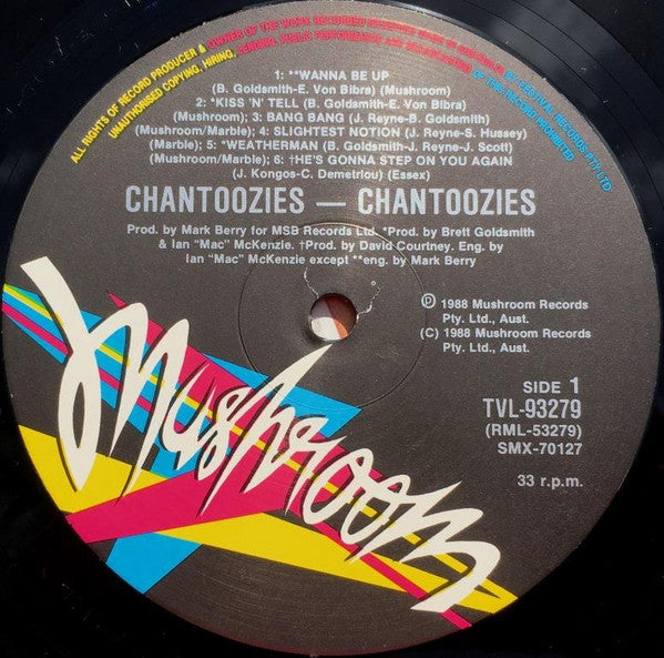 The Chantoozies : Chantoozies (LP, Album, Gat)