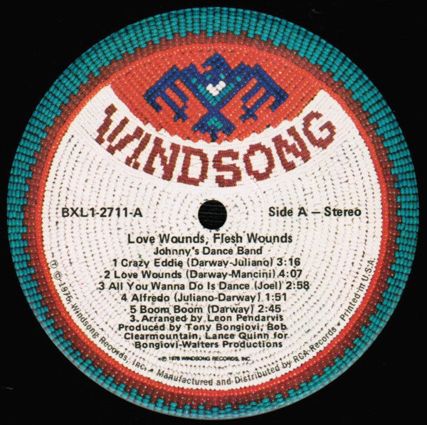 Johnny's Dance Band : Love Wounds, Flesh Wounds (LP, Album)